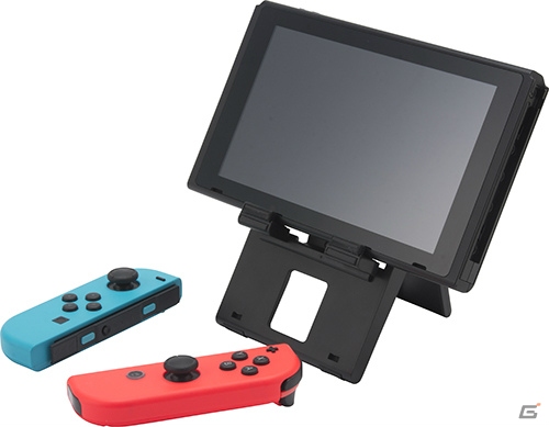 Switch本体の縦置き・横置きに両対応した折りたたみ式のコンパクトスタンドが3月8日に発売の画像3