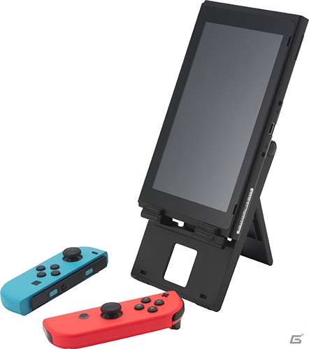 Switch本体の縦置き・横置きに両対応した折りたたみ式の