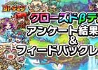 「共闘ことばRPG コトダマン」クローズドβテストのアンケート結果とフィードバックレポートが公開！
