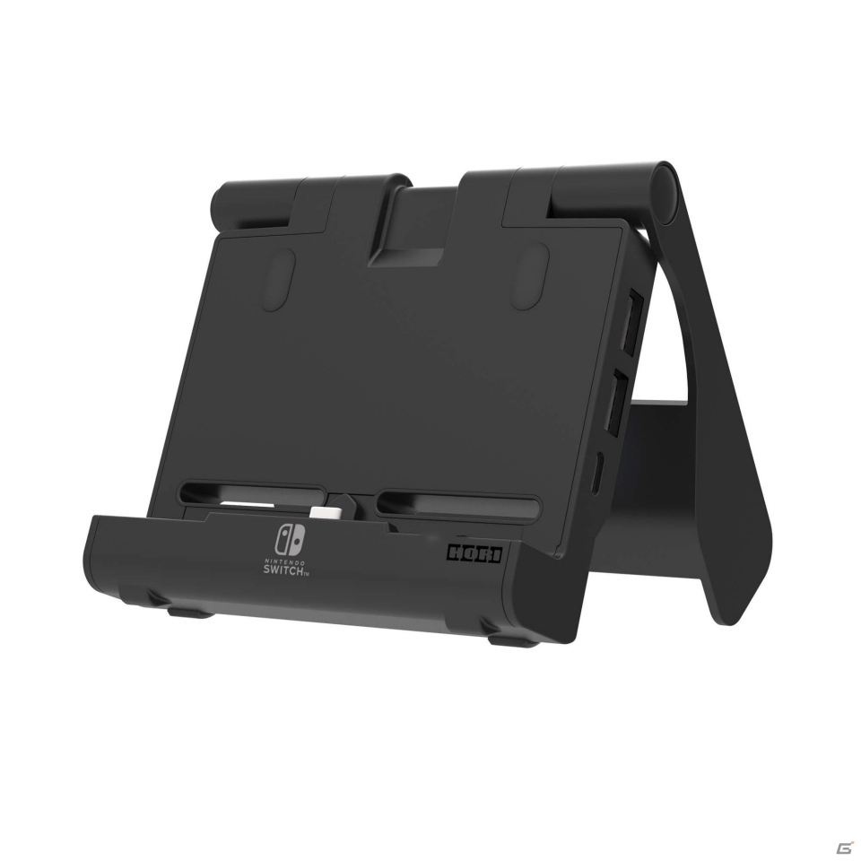 充電＆USB機器接続が可能な「テーブルモード専用ポータブルUSBハブスタンド for Nintendo Switch」が2018年5月発売！の画像3
