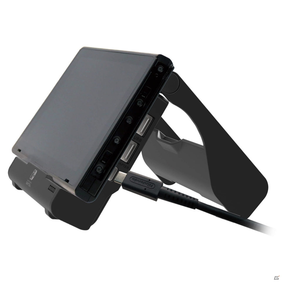 充電＆USB機器接続が可能な「テーブルモード専用ポータブルUSBハブスタンド for Nintendo Switch」が2018年5月発売！の画像5