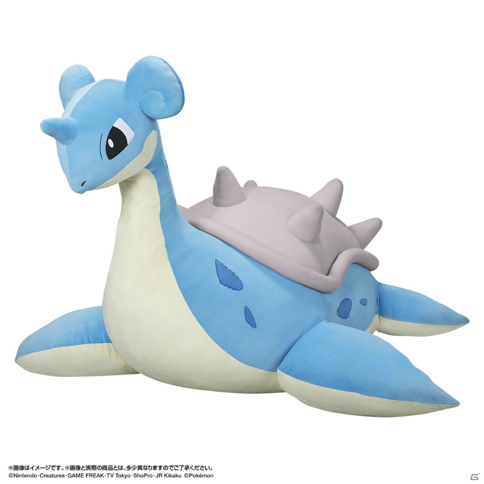ポケモンBIGサイズクッション第2弾「絶対にのりたいラプラス」がプレミアムバンダイで受注開始！の画像2