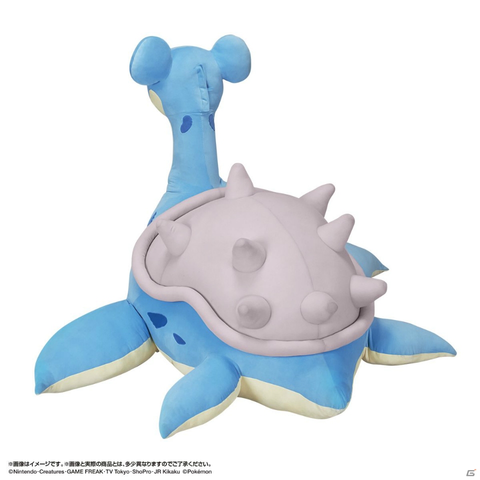 ポケモンBIGサイズクッション第2弾「絶対にのりたいラプラス」がプレミアムバンダイで受注開始！の画像3