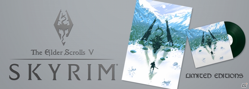 The Elder Scrolls V Skyrim のサントラがiam8bit Japanより超美麗lpで登場 ゲーム情報サイト Gamer