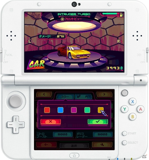 思わず懐かしさがこみあげるドライブゲーム「80's OVERDRIVE」が3DS向けに配信開始！の画像2