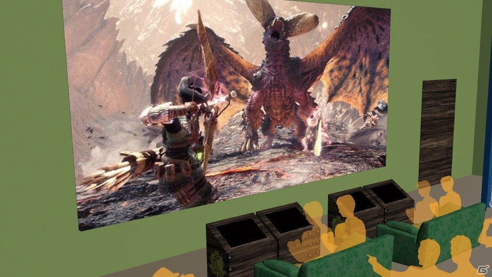 「モンスターハンター：ワールド」みんなで集まって一狩りいこうぜ！原宿マルチプレイスポットが3月20日よりオープンの画像2