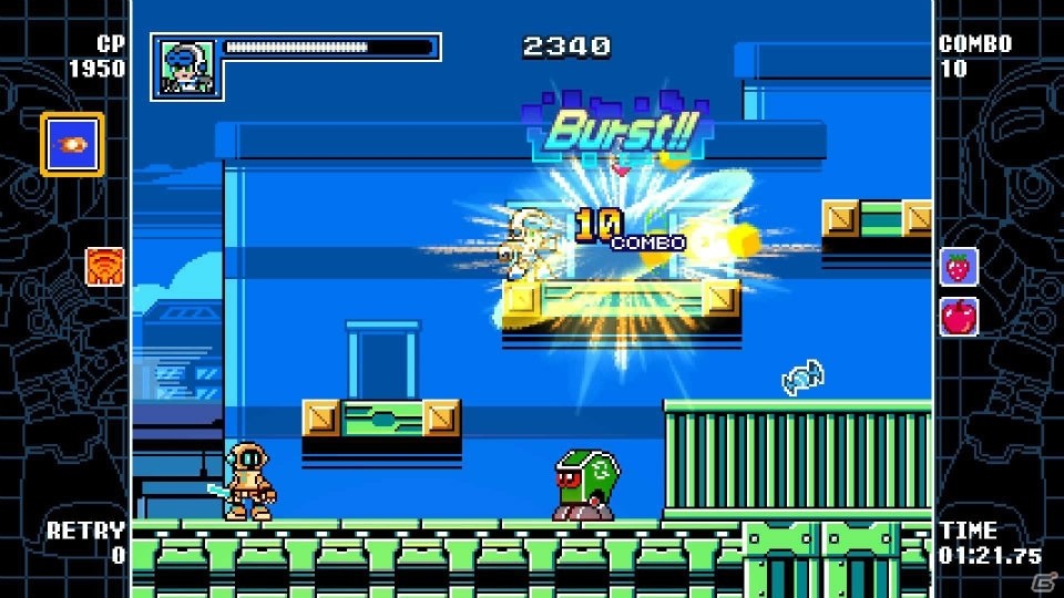 “バーストコンボ”が爽快な2D横スクロールアクション「ぎゃるガンヴォルト バースト」がPS4向けに配信！ライバルキャラ登場のDLCもの画像5