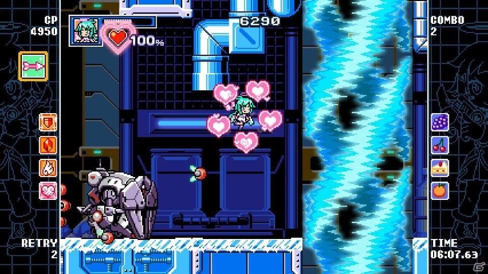 “バーストコンボ”が爽快な2D横スクロールアクション「ぎゃるガンヴォルト バースト」がPS4向けに配信！ライバルキャラ登場のDLCもの画像9