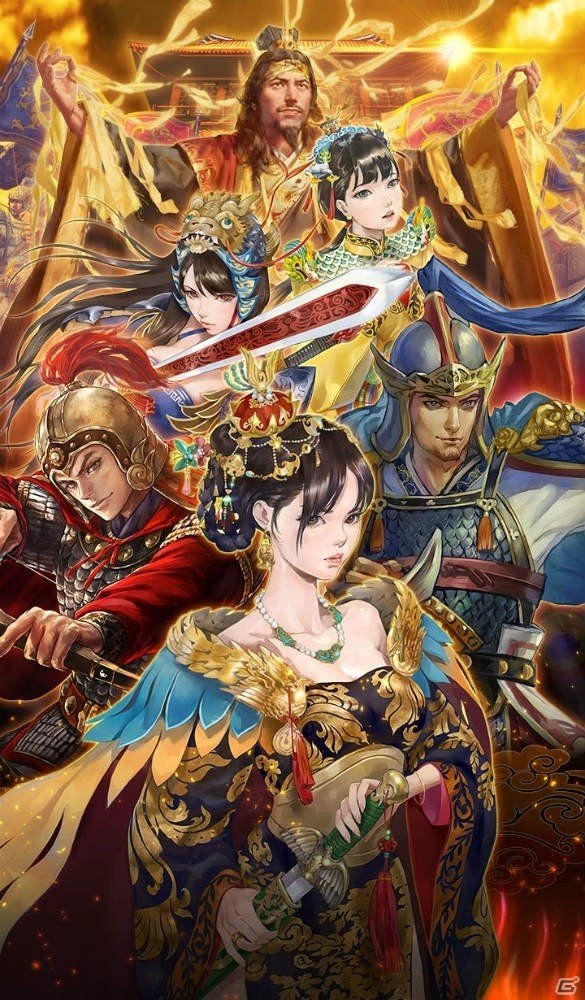 戦略カードゲーム「破軍・三國志」がiOS/Android向けに配信決定！事前登録記念で「諸葛亮孔明（古田敦也 Ver）」がもらえるの画像1