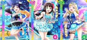 「ラブライブ！スクールアイドルフェスティバル」WATER BLUE NEW WORLDの衣装に身を包んだAqoursメンバーがUR部員として登場！の画像1