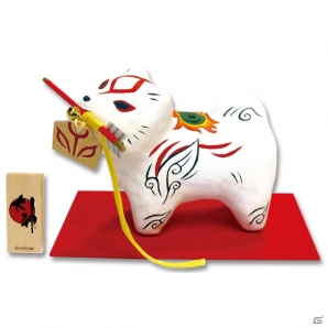 「大神」×カプコンカフェ レイクタウン店コラボの新グッズを紹介！新たに描き起こした大神和柄の雑貨や、300体限定のアマテラスの干支飾りもの画像1