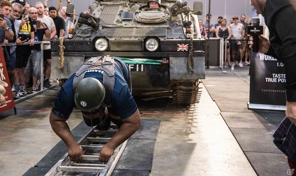 屈強な男たちのイベントでオーストラリア最強の男 Eddie Williams氏が「World of Tanks PC Tank Pull」のギネス世界記録を達成！の画像2