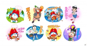 iOS/Android「LINE POP2」ドラえもんやのび太くんがミニモンに！「映画ドラえもん のび太の宝島」とのコラボが開催の画像3