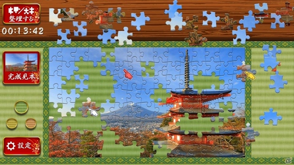動画で遊ぶ新しいジグソーパズル「うごくジグソーパズル 日本の風景コレクション」がNintendo Switch向けに4月5日に配信の画像5