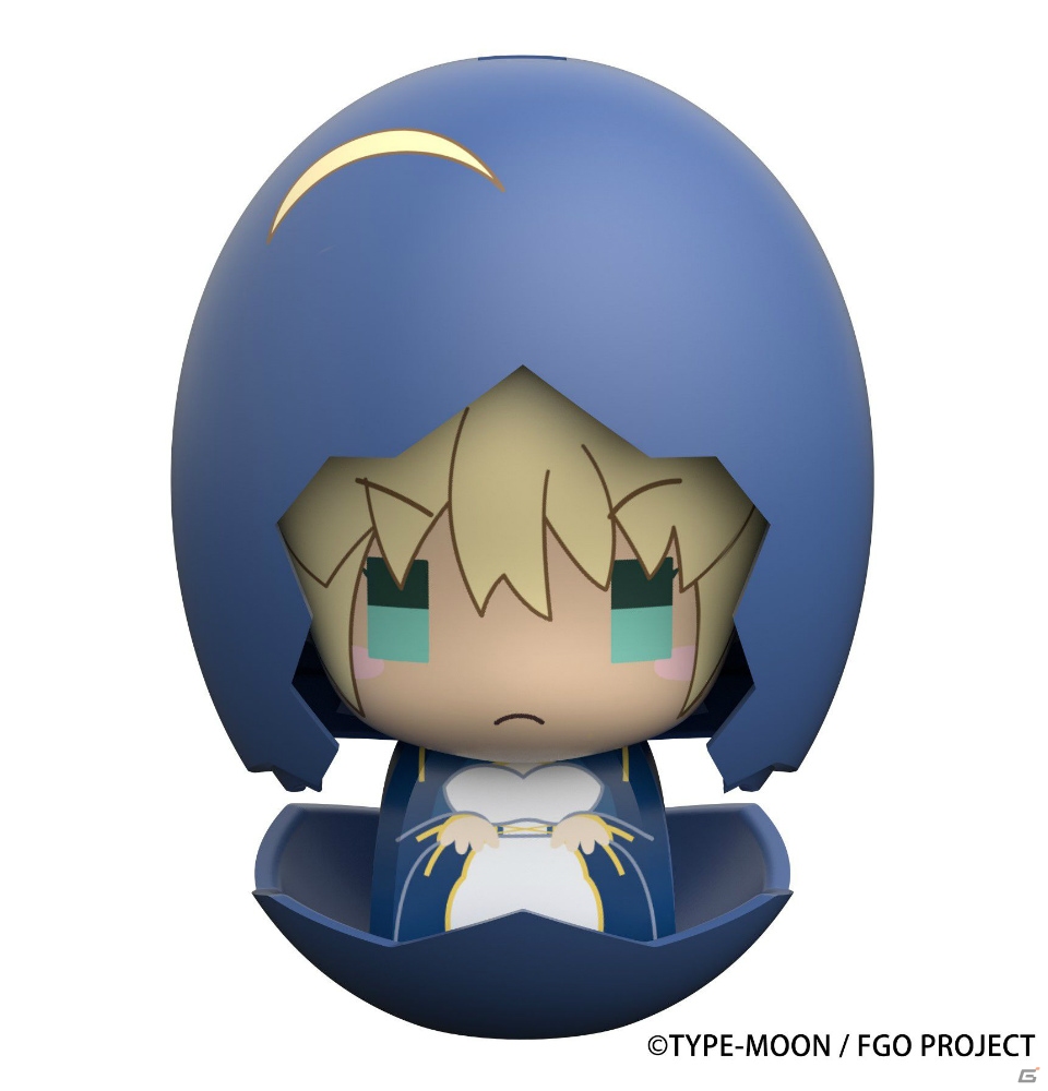 卵型から人型にワンタッチ変形するカプセルトイシリーズ第1弾「ぴよくる Fate/Grand Order 01」が発売！AnimeJapan 2018での販売もの画像1