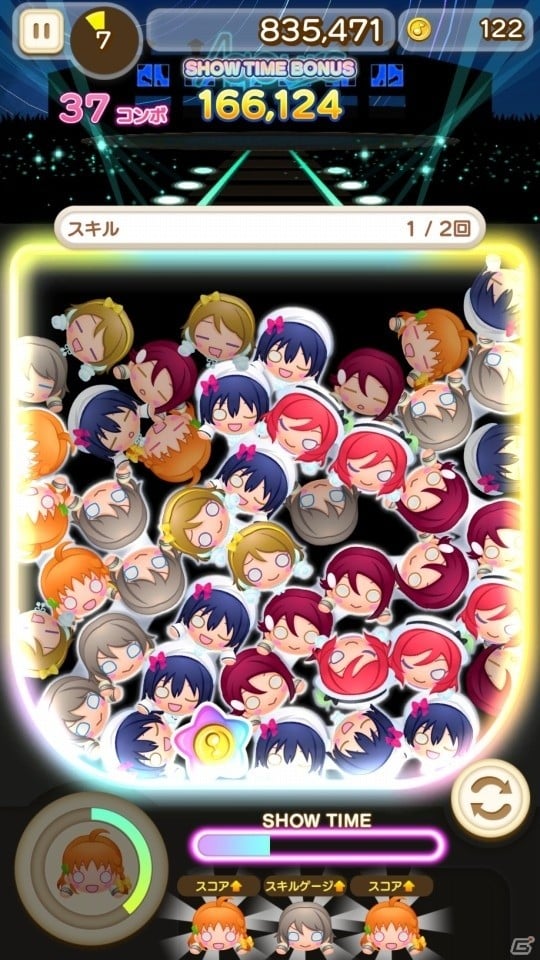 μ'sやAqoursメンバーが可愛いぷちぐるになった！楽曲と一緒にパズルを消していく爽快感が魅力のiOS/Android「ぷちぐるラブライブ！」先行プレイレポートの画像3