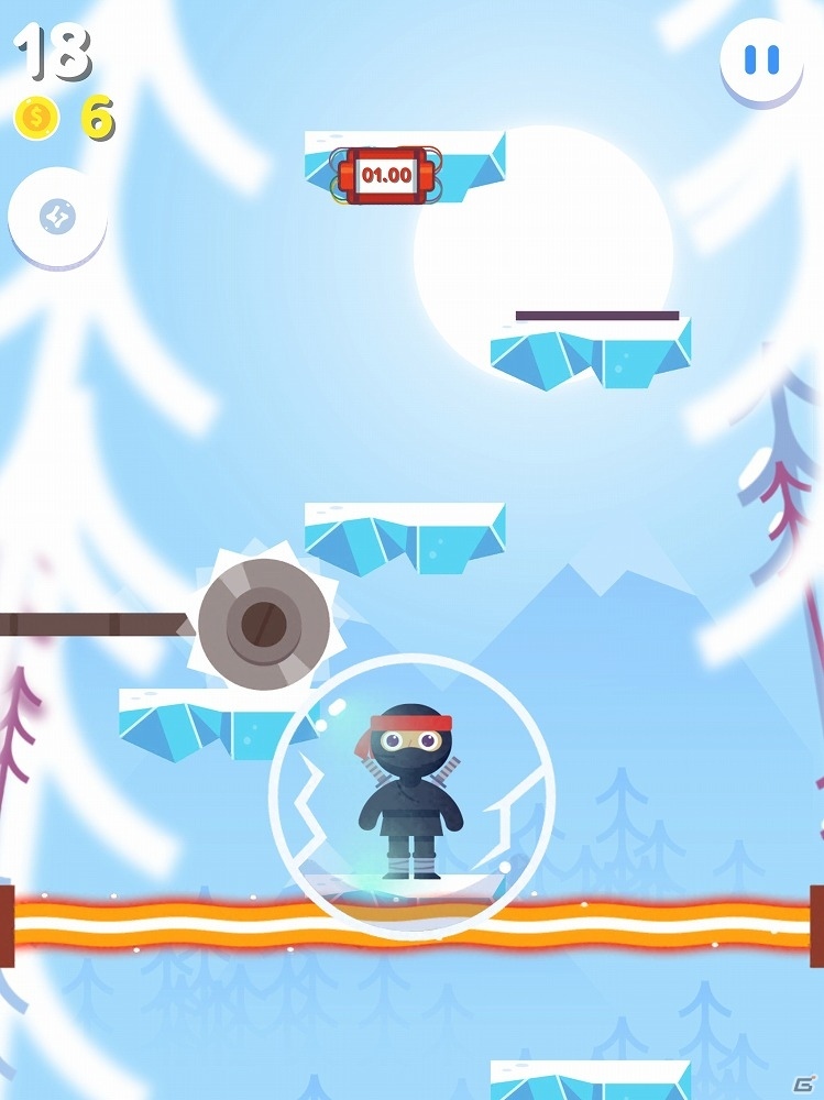 ひたすら上をめざす上昇志向の獣―何も考えたくないときにオススメの「Up Jump」がiOS向けに配信開始！の画像3