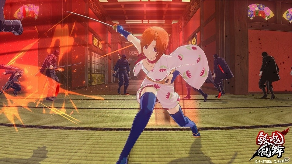 PS4/PS Vita「銀魂乱舞」有料DLC第2弾よりアシストキャラクター「椿平子」の紹介PVが公開の画像1