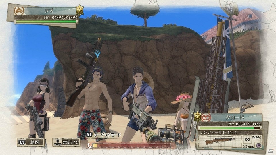 PS4版「戦場のヴァルキュリア4」DLC第1弾 追加ストーリー（断章）「E小隊、海へ！」が配信開始！の画像2