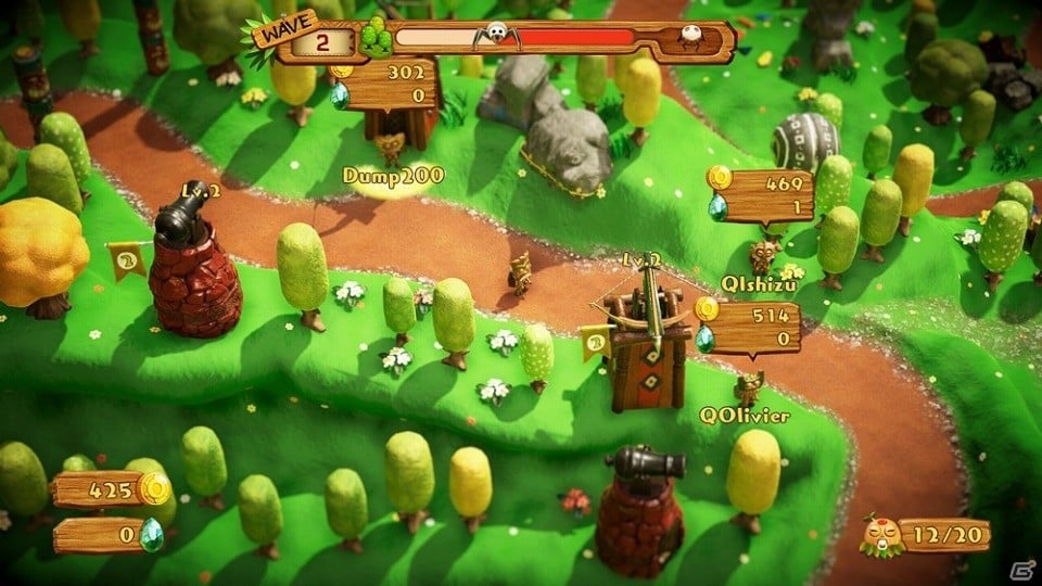クレイアニメのようなグラフィクが特徴のタワーディフェンス「PixelJunk Monsters 2」がPS4/Switch/PC向けに5月24日より発売！の画像12