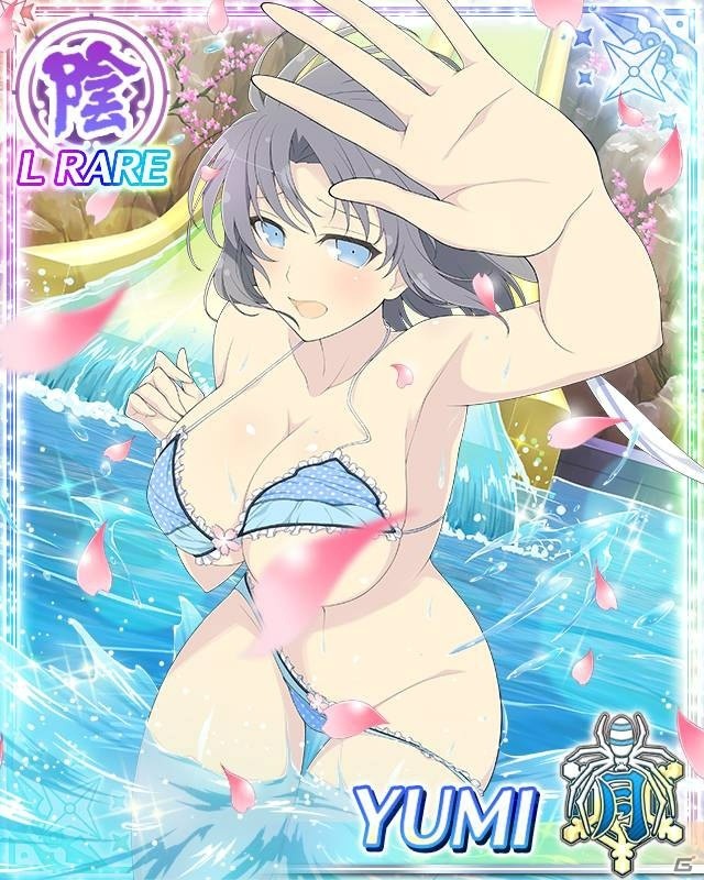 「閃乱カグラ NewWave Gバースト」LRカードまで育成可能！たゆゆん育成イベント「春の水着バケーション」前半が開催の画像6