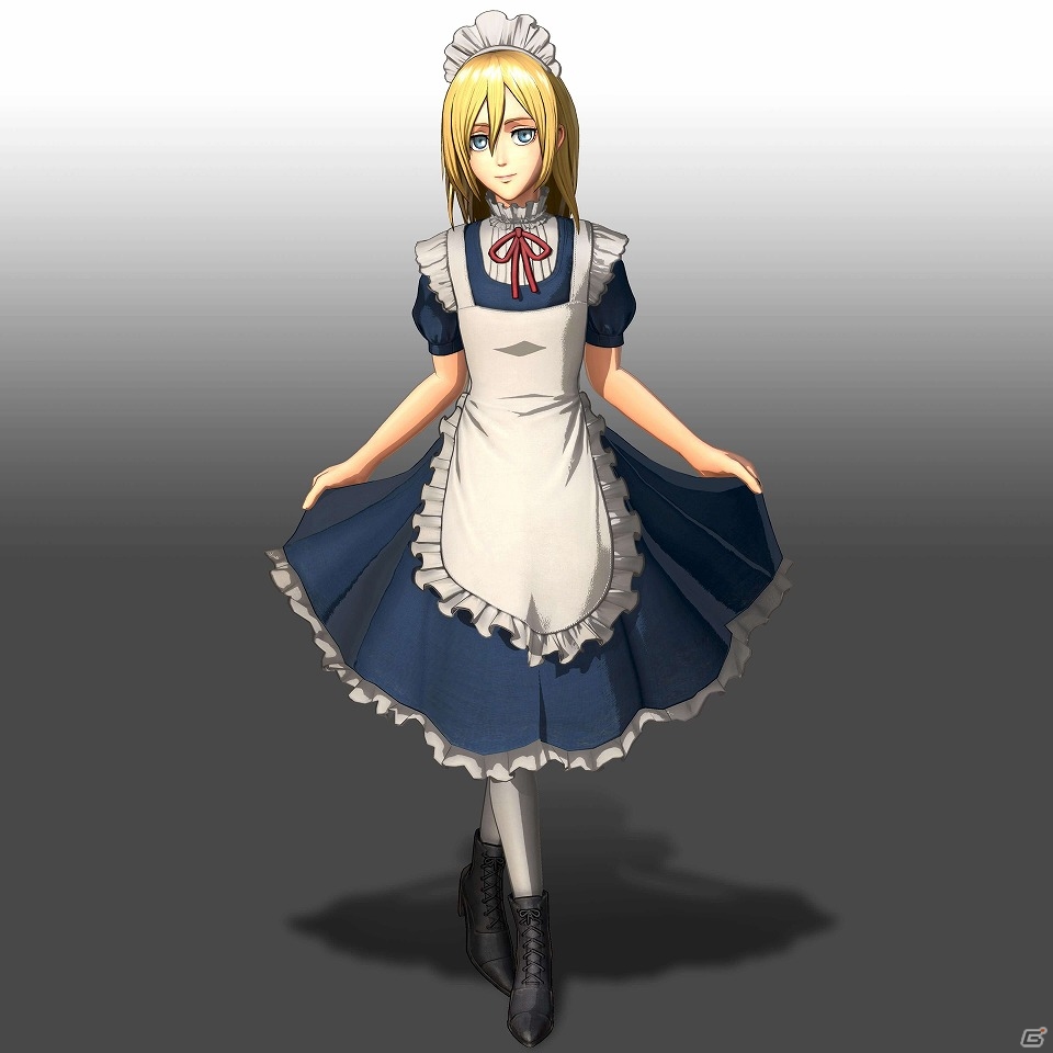 「進撃の巨人2」追加コスチューム第4弾、追加エピソード第3弾が配信！メイド姿のクリスタや科学者姿のハンジが登場の画像1