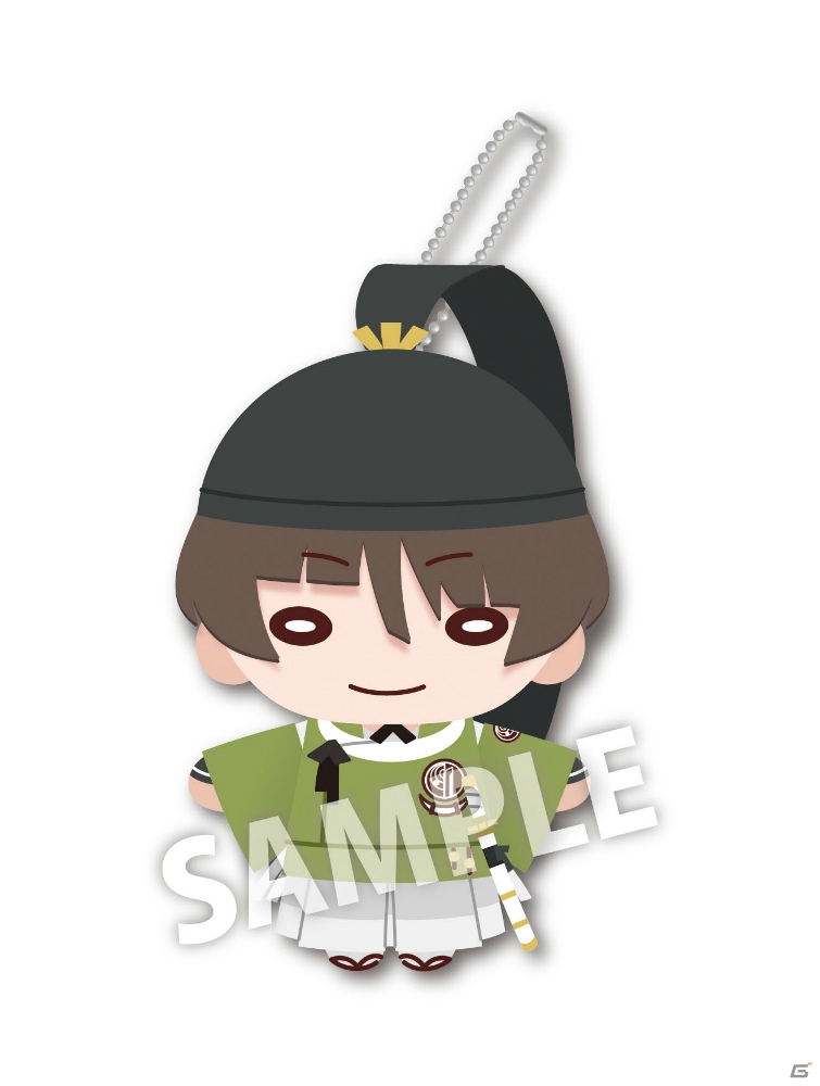 「にとたん 刀剣乱舞-ONLINE-」ボールチェーン付ぬいぐるみ、ラバーマスコットが発売決定！の画像1