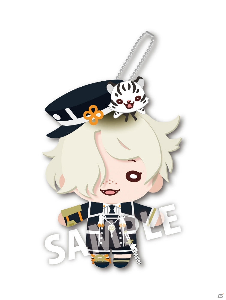 「にとたん 刀剣乱舞-ONLINE-」ボールチェーン付ぬいぐるみ、ラバーマスコットが発売決定！の画像2