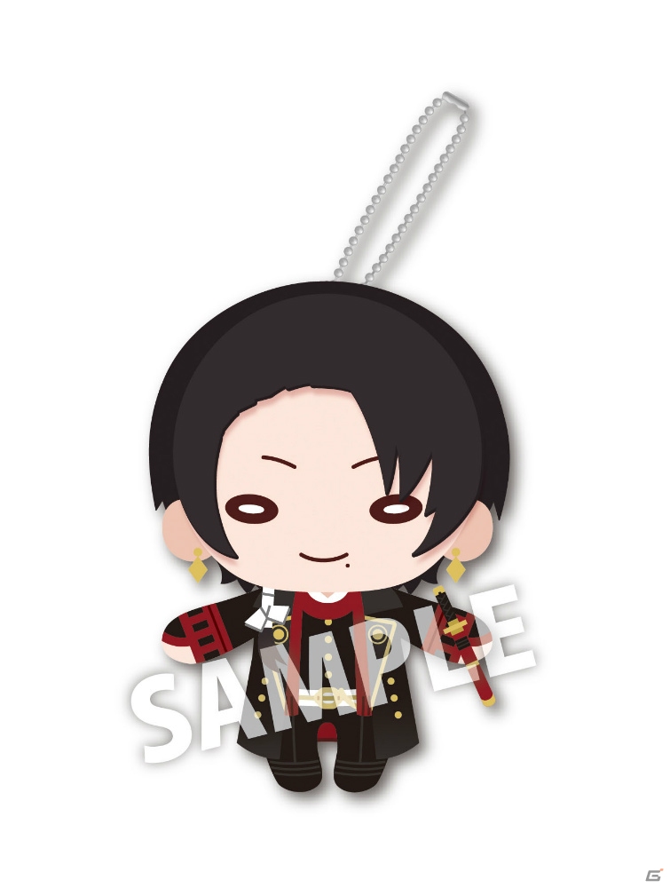 「にとたん 刀剣乱舞-ONLINE-」ボールチェーン付ぬいぐるみ、ラバーマスコットが発売決定！の画像3