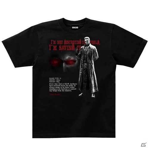 クリス、ウェスカーをデザインした「バイオハザード5」キャラクターTシャツが発売！の画像3
