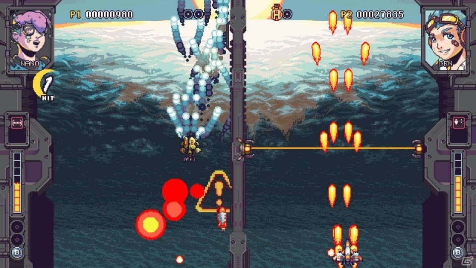 ヤツを星屑にせよ、生き残るために―レトロな対戦型シューティングゲーム「ライバル・メガガン」のトレーラーが公開！の画像8