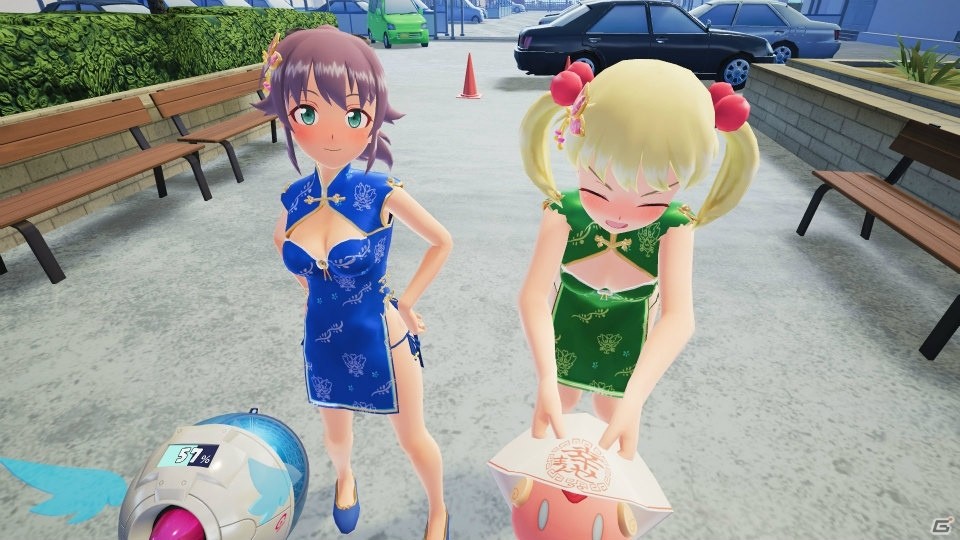 「ぎゃる☆がん2」DLC衣装第2弾の配信がスタート！天使のナース服、短めのチャイナドレス、ビキニの水着（ブラック＆ホワイト）が登場の画像10