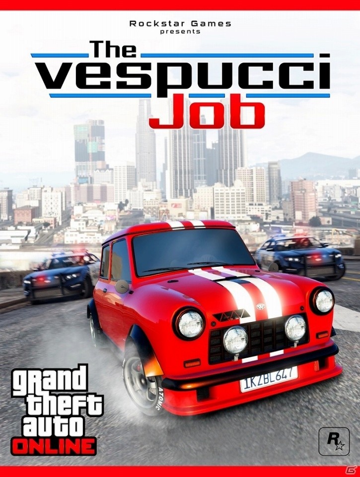 「グランド・セフト・オートV」GTAオンラインに3種類の新しい乗り物と大量のパトカーから逃亡を図る「ベスプッチ大作戦」が追加の画像1