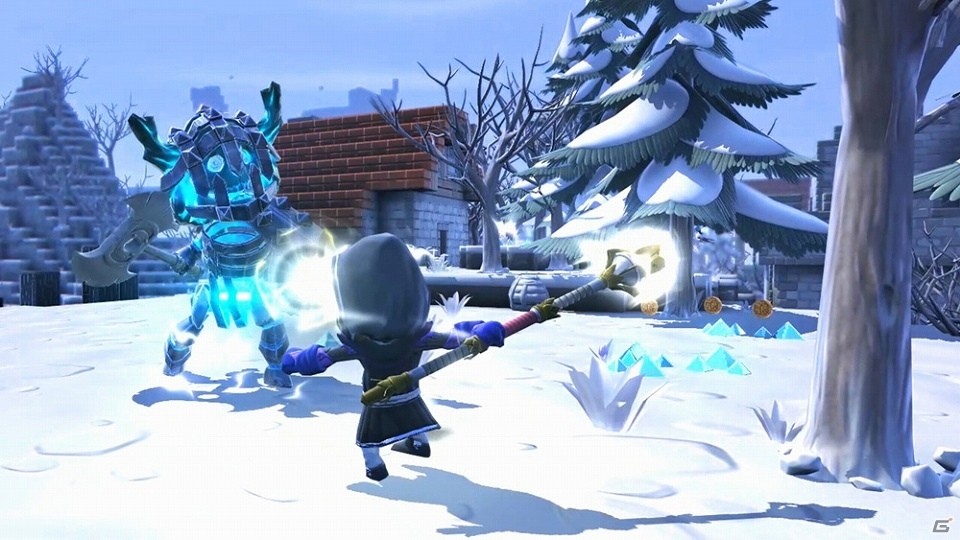 画面を分割しての2人協力プレイも可能！モノづくりアクションRPG「ポータルナイツ」Switch版が発売の画像4