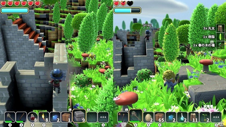 画面を分割しての2人協力プレイも可能！モノづくりアクションRPG「ポータルナイツ」Switch版が発売の画像7
