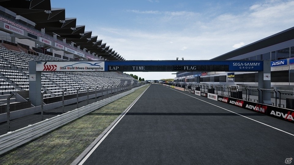 AC「SEGA World Drivers Championship」新コース「富士スピードウェイ」が期間限定で登場！「SUPER GT」レース会場2ヶ所で体験会も開催の画像3