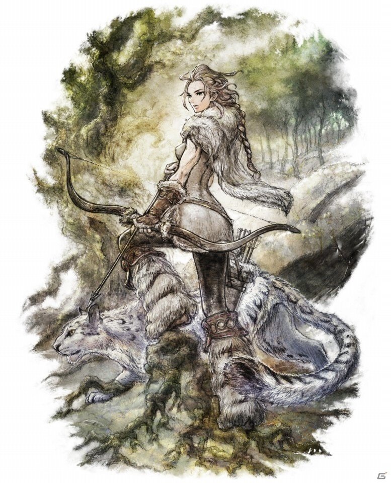 Nintendo Switch「OCTOPATH TRAVELER」狩人ハンイットと盗賊テリオンのプロフィールを紹介！の画像1