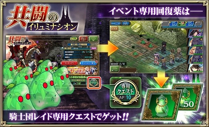 iOS/Android「オルタンシア・サーガ -蒼の騎士団-」イベント「共闘のイリュミナシオン」が開始！豪華ログインボーナス第3弾もスタートの画像6