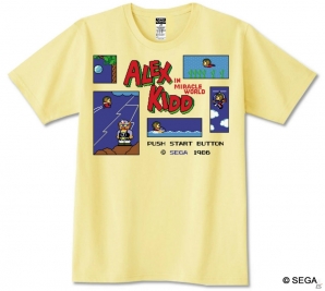 「アレックスキッドのミラクルワールド」TシャツなどSEGA x GAMES GLORIOUSのコラボコレクションが発表！の画像1