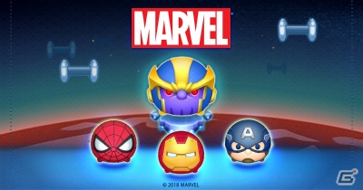 「LINE：ディズニー ツムツム」アイアンマン、スパイダーマンなどマーベルシリーズのツムが初登場！の画像1