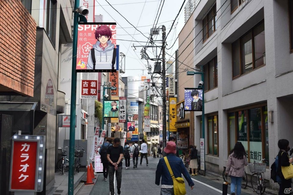 「A3！」演劇の街・下北沢にて地域活性化策を実施！商店街に劇団員全24名のフラッグ広告が展開の画像2