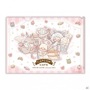 カプコンカフェ×「モンスターハンター もふもふわーるど」コラボが開催決定！アイルーのマスコットが作れる羊毛フェルトキットも登場の画像1