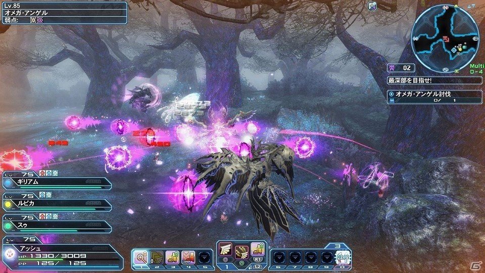 「ファンタシースターオンライン2」通常クラスのレベル上限が開放！フリーフィールド「幻惑の森探索」には新たな★14武器が登場の画像81