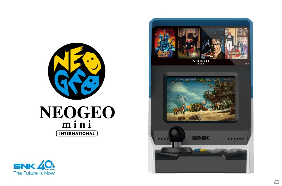 SNK 他ゲーム機本体 NEOGEO MINI SNKブランド40周年を記念したゲーム機「NEOGEO mini」が発表！「NEOGEO