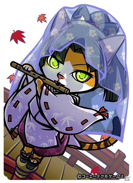 iOS/Android「のぶニャがの野望 ニャぷり！」未知のねこ武将が仲間に！登場する新たなねこ武将3体が公開の画像2