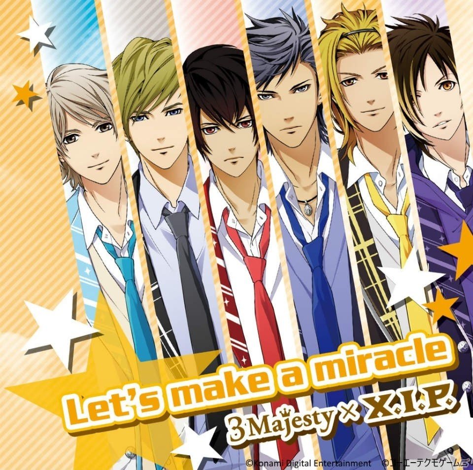 「ときめきレストラン☆☆☆」5周年記念！3 Majesty＆X.I.P.の名刺代わりのアルバム「Let's make a miracle」発売決定の画像1