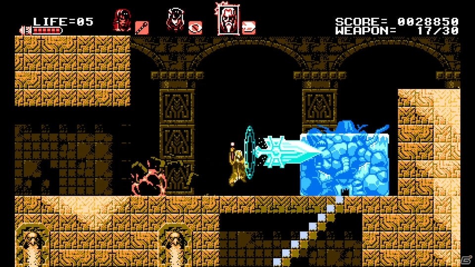 五十嵐孝司氏×インティ・クリエイツによる、剣と鞭で戦うレトロスタイルアクション「Bloodstained: Curse of the Moon」が5月24日に発売決定！の画像4