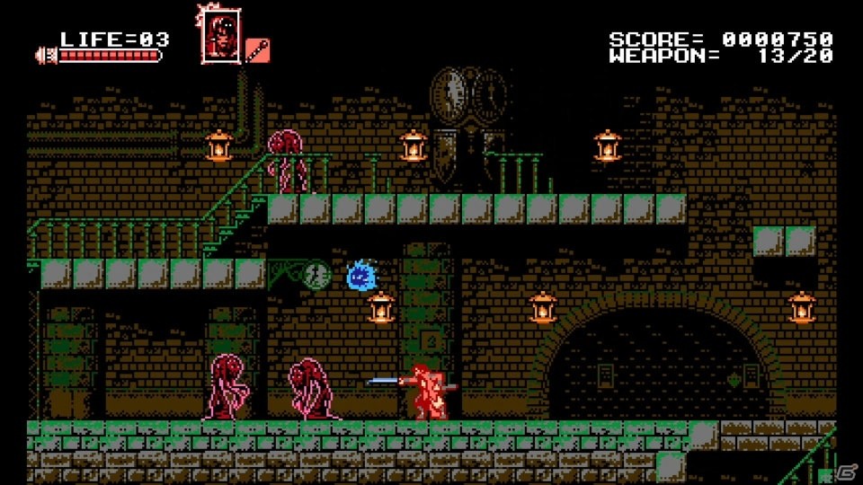 五十嵐孝司氏×インティ・クリエイツによる、剣と鞭で戦うレトロスタイルアクション「Bloodstained: Curse of the Moon」が5月24日に発売決定！の画像6