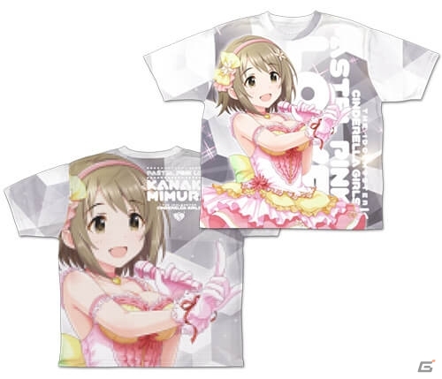 「アイドルマスター シンデレラガールズ」かな子、ゆっこ、美優の両面フルグラフィックTシャツが発売！“ダークイルミネイト”のロゴTシャツも登場の画像1