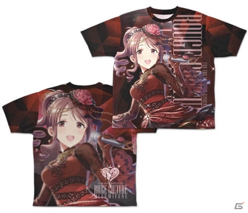 「アイドルマスター シンデレラガールズ」かな子、ゆっこ、美優の両面フルグラフィックTシャツが発売！“ダークイルミネイト”のロゴTシャツも登場の画像7